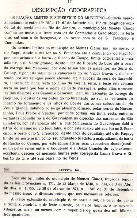 Chorografia Mineira - Sexta Parte