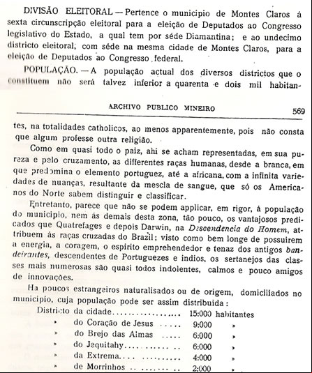 Chorografia Mineira - Oitava Parte