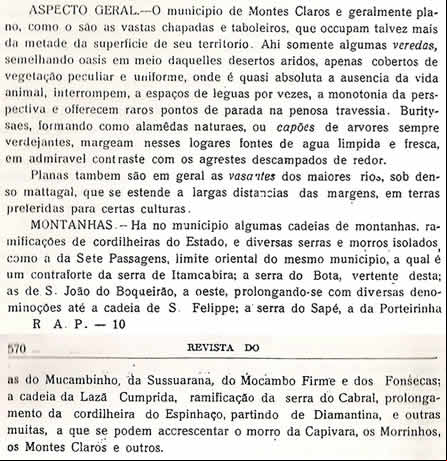 Chorografia Mineira - Nona Parte
